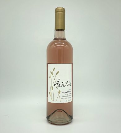 2021 Aratas Rose bottle label